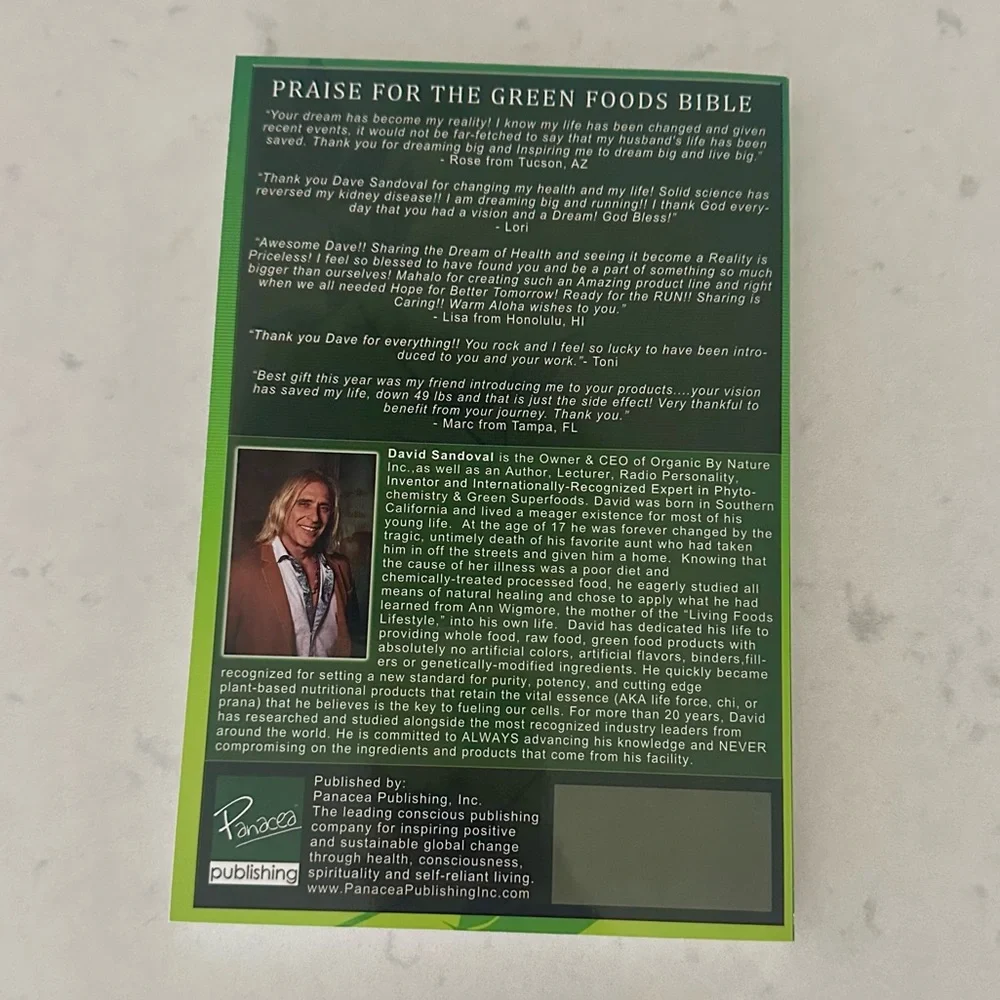 The Green Foods Bible by David Sandoval